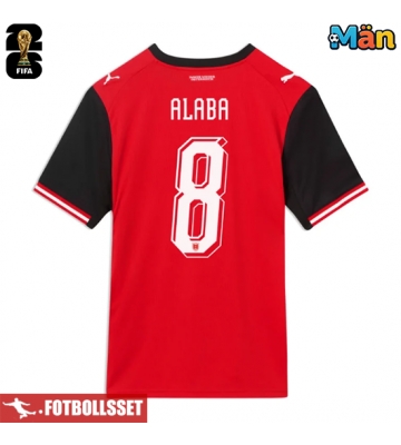 Österrike David Alaba #8 Hemmatröja VM 2026 Kortärmad